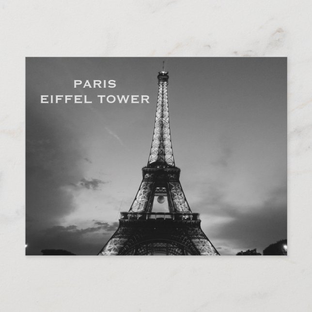 Postal Viaje de turismo de París (Anverso)