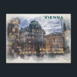 Postal Viaje de turismo de Viena<br><div class="desc">Ofrece hermosas vistas al edificio arquitectónico de Viena Austria. Es la mejor publicidad para viajar a Viena Austria.</div>