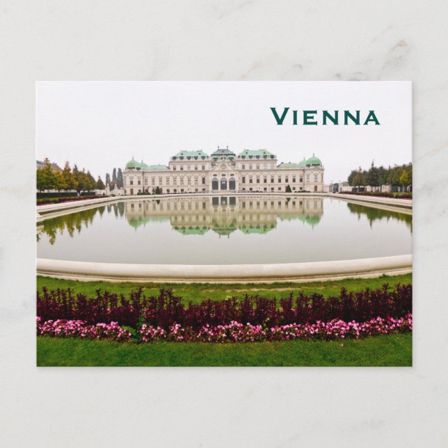Postal Viaje de turismo de Viena (Anverso)