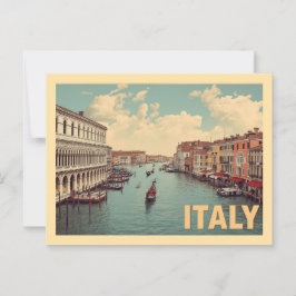 Postal Viaje de Venecia Vintage