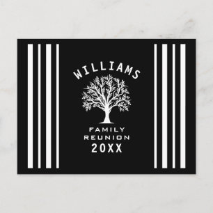 Postal Viaje de verano Árbol genial Reunión familiar