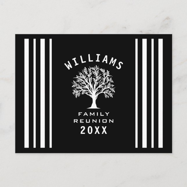 Postal Viaje de verano por carretera Reunión de la famili (Anverso)