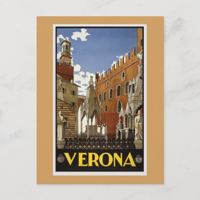 Postal Viaje de Verona (Anverso)