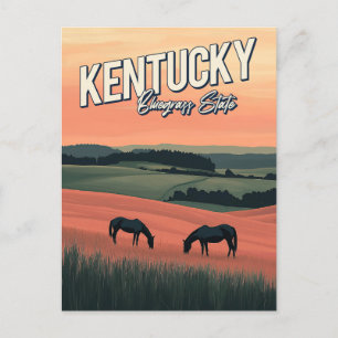 Postal Viaje de Vintage Kentucky
