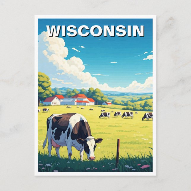 Postal Viaje de Wisconsin (Anverso)
