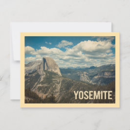 Postal Viaje de Yosemite de época