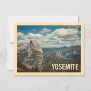 Postal Viaje de Yosemite de época