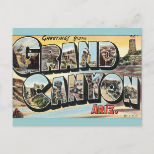 Postal Viaje del Gran Cañón