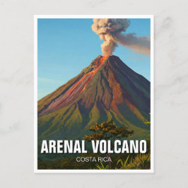 Postal Viaje del volcán Arenal Costra Rica