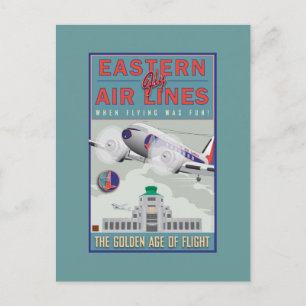 Postal VIAJE-Eastern Air Lines-