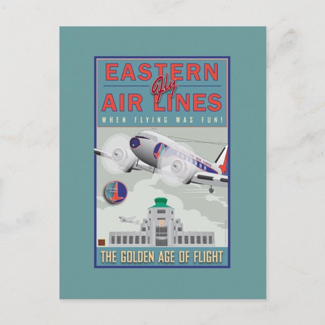 Postal VIAJE-Eastern Air Lines- (Anverso)
