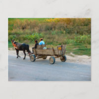 Viaje en carreta y caballo, Rumanía