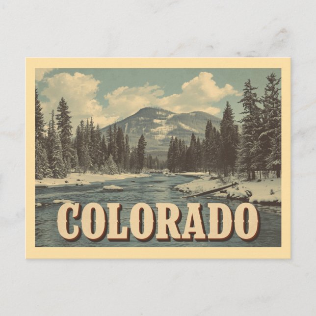 Postal Viaje en Colorado (Anverso)