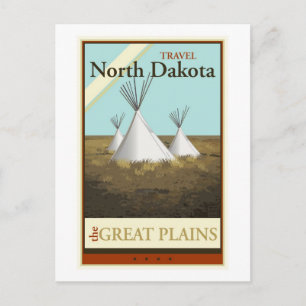 Postal Viaje en Dakota del Norte