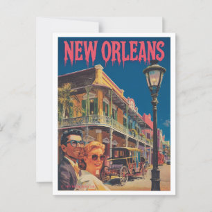 Postal Viaje en el Barrio Francés de Nueva Orleans