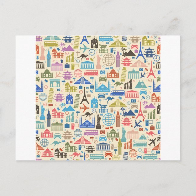 Postal viaje en el mundo (Anverso)