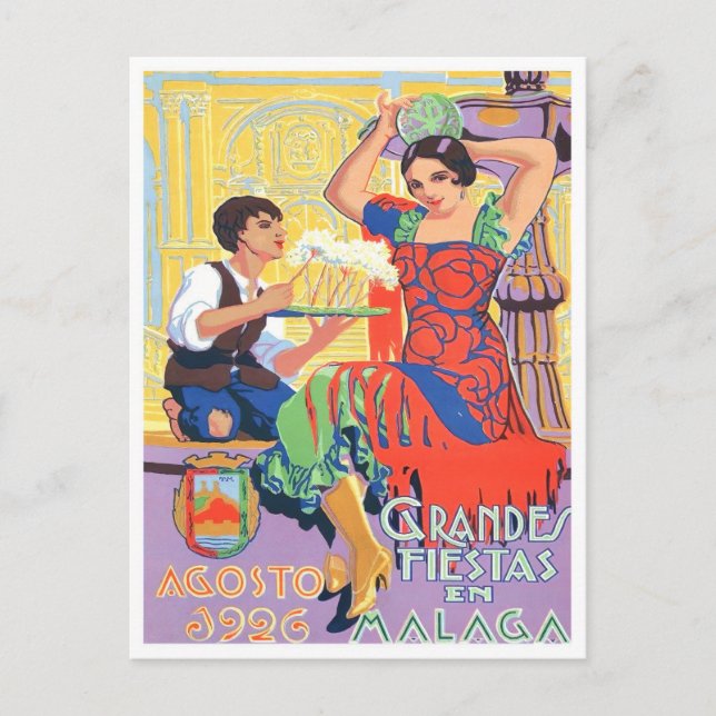 Postal Viaje en España 1926 (Anverso)