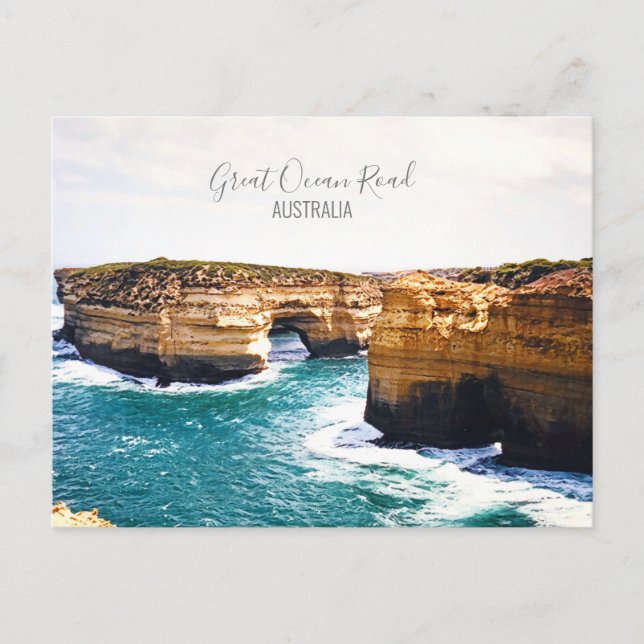 Postal Viaje en Great Ocean Road Victoria Australia (Anverso)