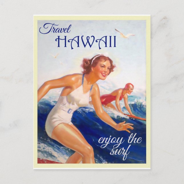 Postal Viaje en Hawái (Anverso)