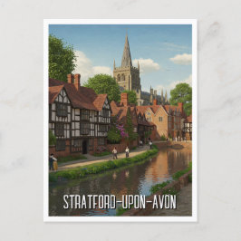 Postal Viaje en Inglaterra de Stratford-Upon-Avon