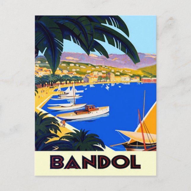 Postal Viaje en la Costa Azul (Anverso)