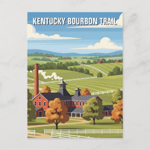 Postal Viaje en tren de Kentucky Bourbon