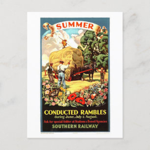 Postal Viaje en Vintage de Rambles Southern Railway