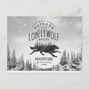 Postal Viaje en vintage Lonely Wolf Adventure Mississipi