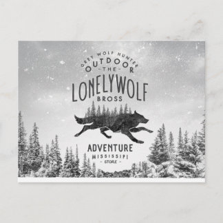 Postal Viaje en vintage Lonely Wolf Adventure Mississipi