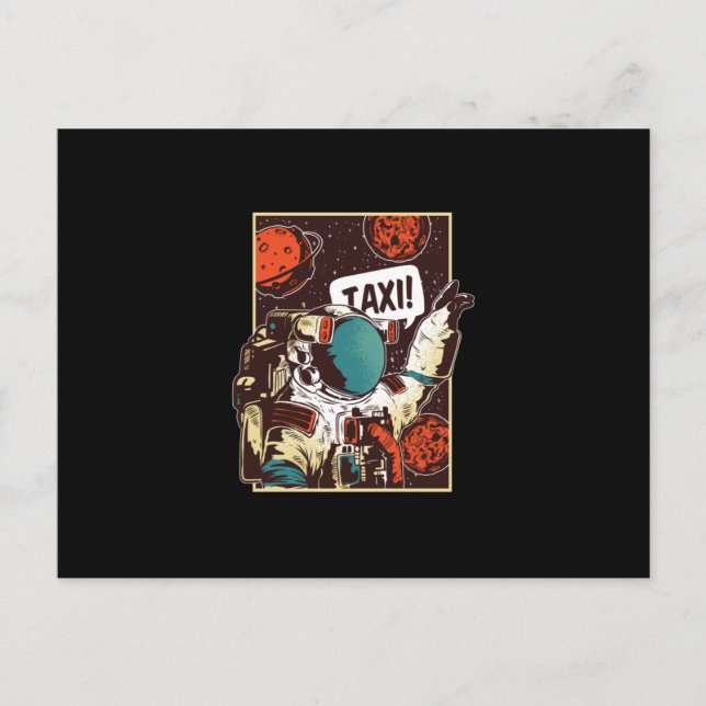 Postal Viaje espacial (Anverso)