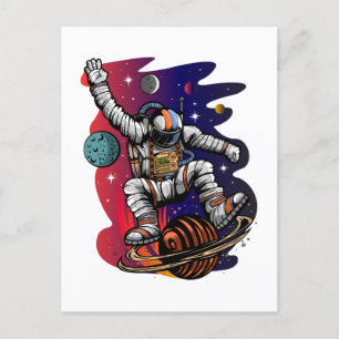 Postal Viaje espacial