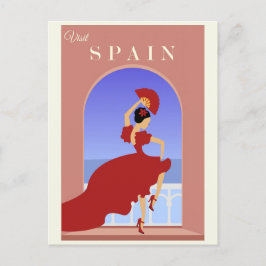 Postal Viaje español de España Flamenco