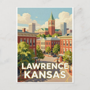 Postal Viaje histórico por Lawrence Kansas