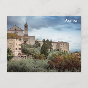 Postal Viaje italiano de Retro Assisi 