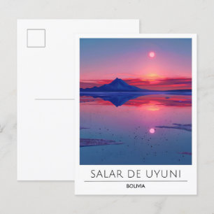 Postal Viaje nocturno en Salar de Uyuni Bolivia
