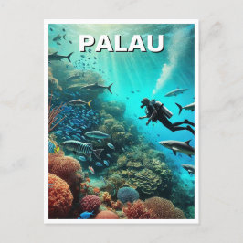 Postal Viaje para buceo en Palau Scuba
