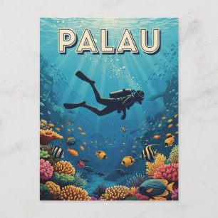 Postal Viaje para buceo en Palau Scuba