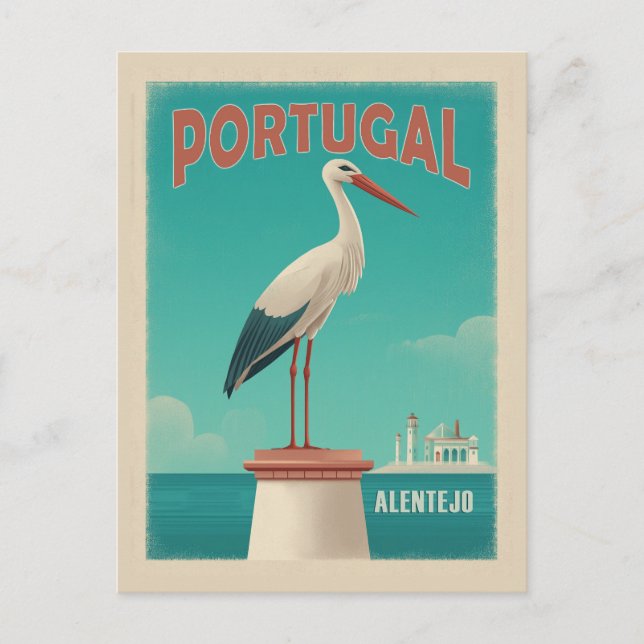Postal Viaje por Alentejo Portugal (Anverso)