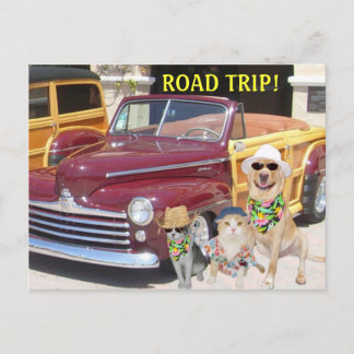 POSTAL ¡VIAJE POR CARRETERA!