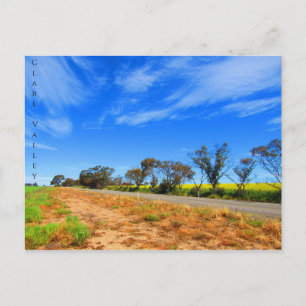 Postal viaje por carretera de clare valley