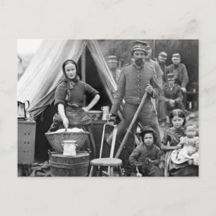 Postal Viaje por carretera de la guerra civil, 1861