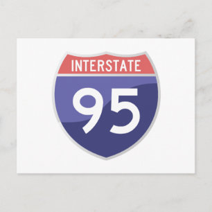 Postal Viaje por carretera Interstate 95 (I-95)