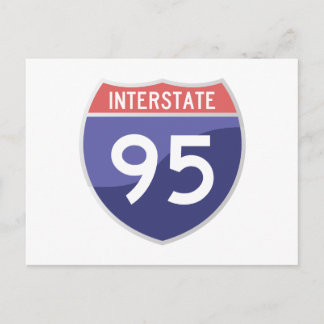 Postal Viaje por carretera Interstate 95 (I-95)