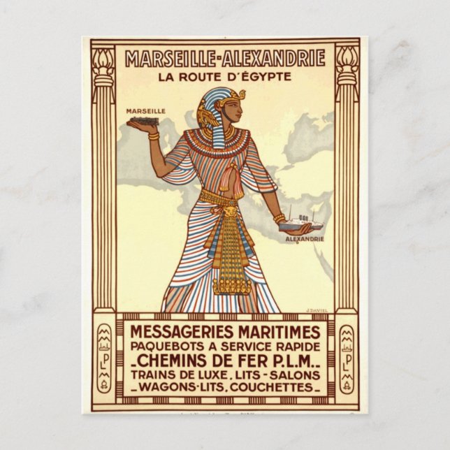 Postal Viaje por Egipto (Anverso)