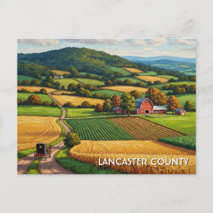 Postal Viaje por el condado de Lancaster, Pensilvania