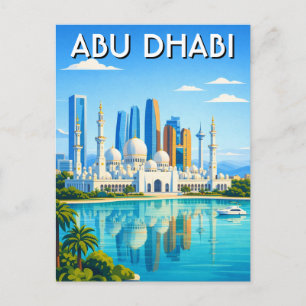 Postal Viaje por el horizonte de Abu Dhabi