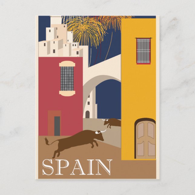 Postal Viaje por España Viaje Turismo (Anverso)