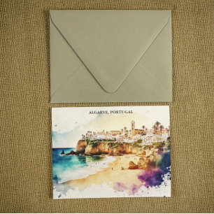Postal Viaje por la acuarela en Portugal