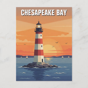 Postal Viaje por la Bahía de Chesapeake en Maryland