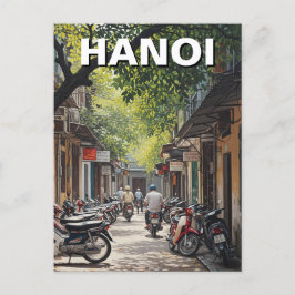 Postal Viaje por la carretera de Vietnam a Hanoi